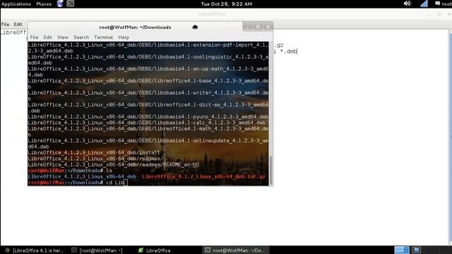 Installing LibreOffice 4.1.2.3 in Kali Linux смотреть онлайн