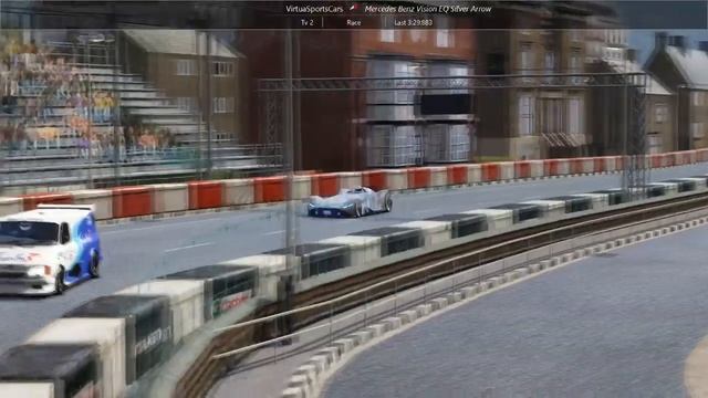 Mercedes-Benz Vision EQ Silver Arrow Concept vs Ford Supervan III at Highlands смотреть онлайн