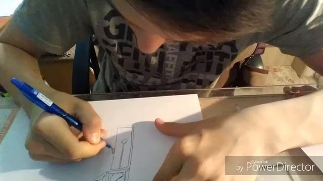 Старинные часы (рисуем вместе)