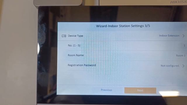 Hikvision IP Intercom Extension Screen Setup смотреть онлайн