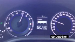 Infiniti G25 0-100 разгон (acceleration)