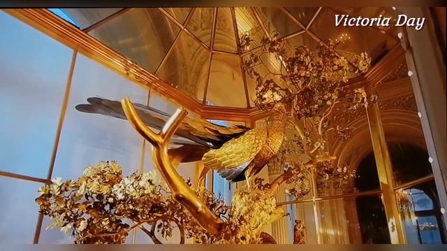 Часы Павлин в Эрмитаже. Peacock Clock in the Hermitage Museum .