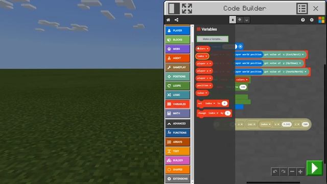 Minecraft Education Edition - How to code a rainbow смотреть онлайн