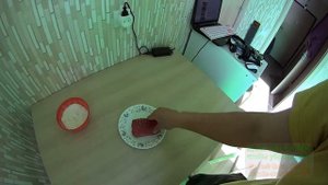 нежный стейк тунца в сливочном соусе