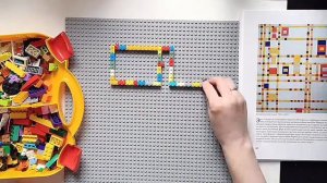 Картина знаменитого художника из LEGO. Пит Мондриан «Бродвейский буги-вуги»