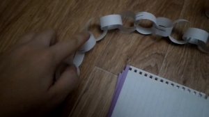 Делаю цепочку из бумаги(1 часть)