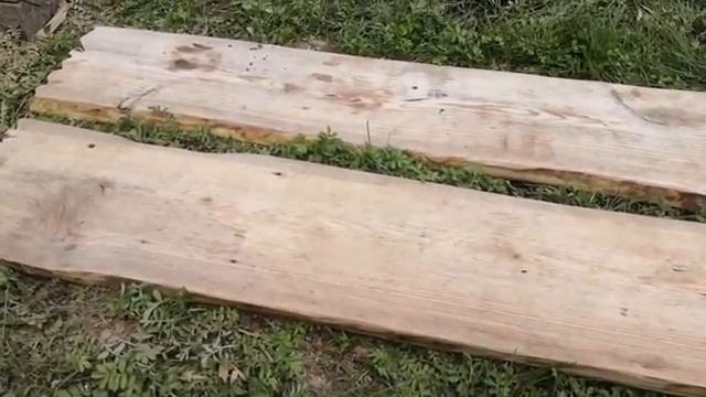 Лавка из старых досок своими руками