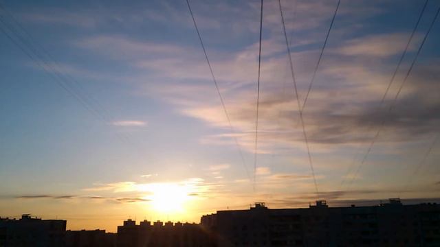 Футаж для монтажа (Восход, Город) [Footage for installation (Sunrise, City)] FULL HD 1080 смотреть онлайн