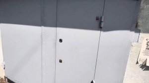 Установка гаражных ворот с увеличением проема.