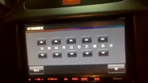 Mitsubishi MR50 Navigation Time Change and Language set to  English