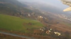 Take off from Klagenfurt Airport Austria