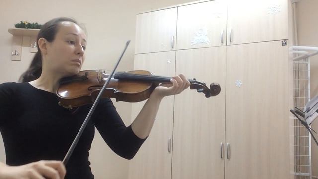 Э.Григ Соната для скрипки и фортепиано И2 соль мажор ор.13 II Часть. Исполняет Кострица М.М. 4 кур смотреть онлайн