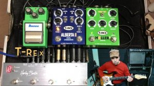 T-REX ALBERTA 2 VS MOLLER 2 - OVERDRIVE PEDAL COMPARISON