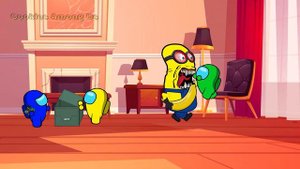 Among Us vs Minion Monster - 어몽어스 VS 좀비 애니메이션 - Among Us Zombie Animation - Cookies Among Us