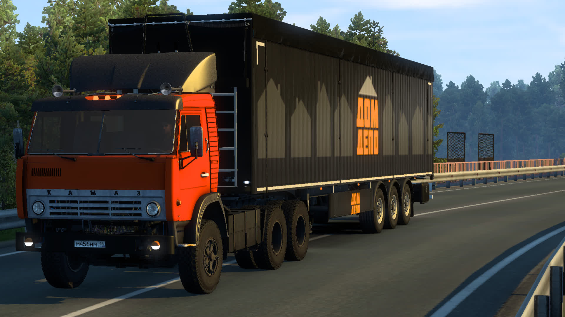 12 / ETS 2 V1.43 / KAMAZ 5410 / Тихвин - Пикалёво / реальная экономика.