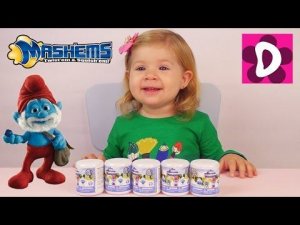 ✿ Смурфики Машемс Сюрпризы Игрушки Распаковка The Smurfs Mashems unboxing toys