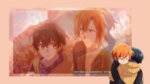 Miyano y sasaki se besan