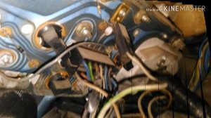 Приборная панель сзади.Opel Kadett E