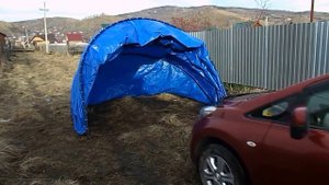 Навес "ракушка" для автомобиля