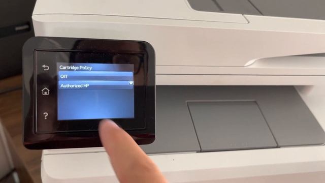Disable Cartridge Protection and Cartridge Policy for HP M282nw M283fdn M283fdw M477dw M477fdw смотреть онлайн