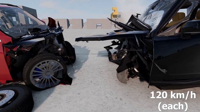 Rolls-Royce Cullinan vs Mercedes-Maybach GLS 600 X167 ? 200 km/h ? BeamNG.drive CRASH test смотреть онлайн