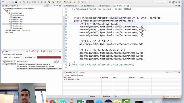 COMP125 S1 2019 Sample Practical Exam Walkthrough смотреть онлайн