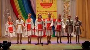 Детский чувашский фольклорный ансамбль "Мерчен"-обряд "Вайара".г.Белебей,рук.В.Яковлева