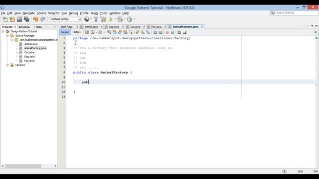 How to implement Factory Design Pattern in Java ?