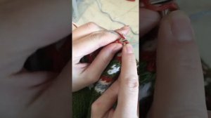 Трёхцветный жаккард без протяжек