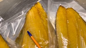 Палтус холодного копчения филе с производства