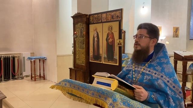 Всенощное бдение под праздник Сретение Господне / Проповедь / Священник Дмитрий Третьяков