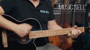 АКУСТИЧЕСКАЯ ГИТАРА ACOUSTIC GUITAR FOLK PHIL PRO BLACK