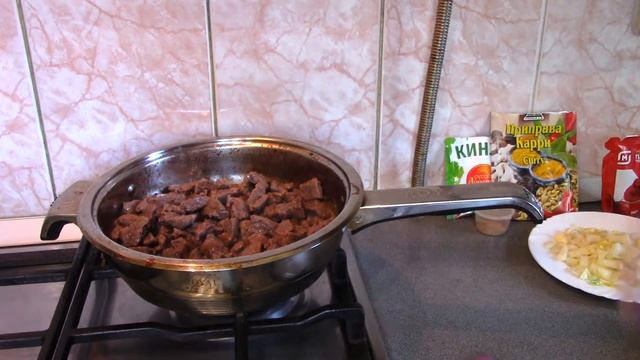 ГУЛЯШ из говядины с солеными огурчиками, просто и очень вкусно!