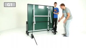 Собрать всепогодный теннисный стол Donic Outdoor Roller 1000