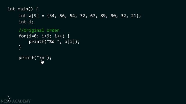 Arrays in C (Solved Problem 1)