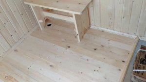 Обзор готовой мобильной бани из бруса 4 на 2.25 м. Тип-1. ПБК-Плюс