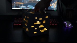 Ночник "Золотая Руда Minecraft"