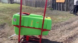 Опрыскиватель DEMAROL 400л, 12м. Минитрактор Русич Т-18 с фрезой?