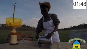 Ручная маслобойка с нержавейки - масловзбивалка для сливочного масла