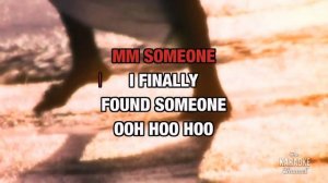 I Finally Found Someone : Barbra Streisand & Bryan Adams | Karaoke with Lyrics