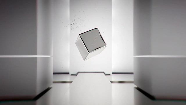 Лого Анимация Металлический Куб смотреть онлайн