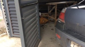 Автоматические ворота "гармошка". 4 м. - ширина, 3 м. - высота