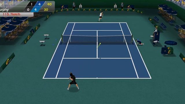 Tennis 3D (difficult) - end 2 ( two) game смотреть онлайн