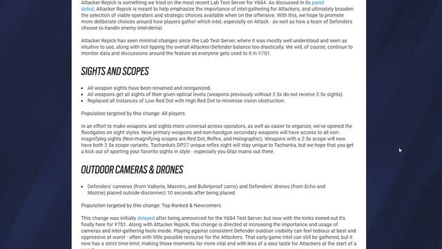 Demon Veil Patch Notes - Balance Changes - 6News - Rainbow Six Siege смотреть онлайн