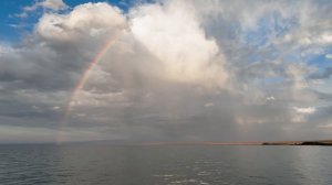 Радуга - озеро Алаколь - Закат