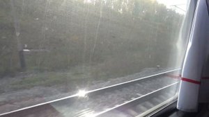 Обгон автомобилей на поезде + станция Куркачи