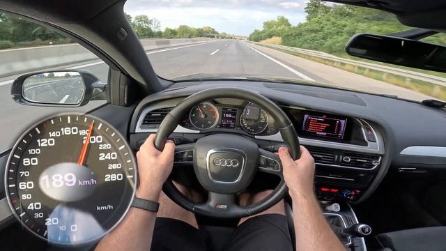Audi A4 B8 2.0TDI (170Hp) Top Speed Drive | NO SPEED LIMIT смотреть онлайн