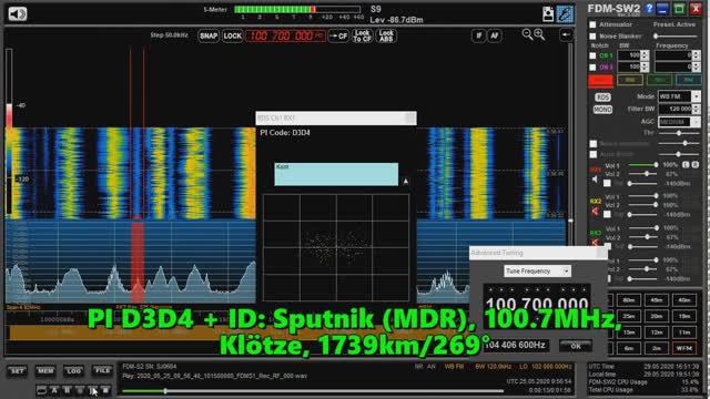 25.05.2020 09:58UTC, [Es], Sputnik, Германия, 100.7МГц, 1739км