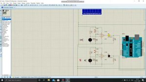 Single axis solar tracking system simulation  Proteus