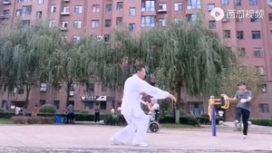 百变神手是伸肩.усин тунбэй , отработка байбянь шэньшоу шэньцзянь"изменяющихся рук" и "вытягивания плеча"